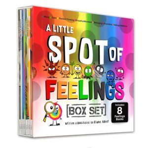 A Little SPOT of Feelings 8 Book Box Set (Book 25-32: Empathy, Frustration, Calm, Belonging, Worry, Boredom, Flexible Thinking, & Feelings Detective) Paperback