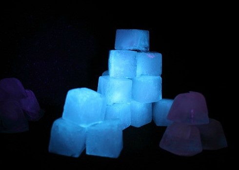 Glowing Ice for Science Exploration for children with autism to elevate sensory play.