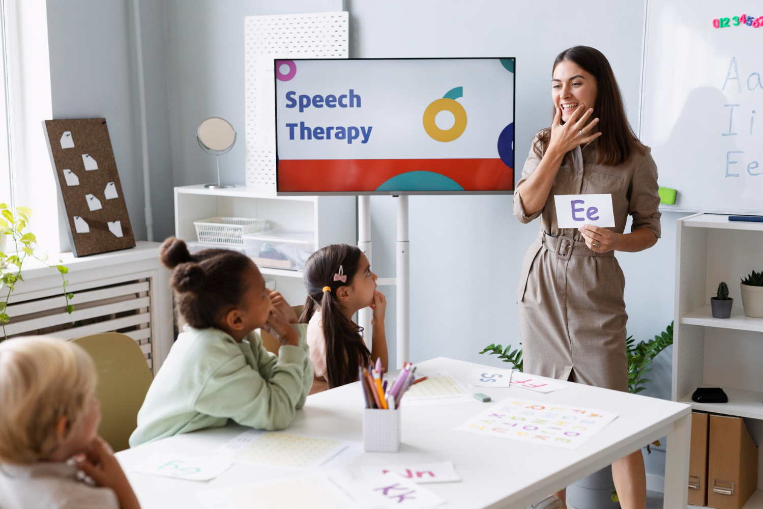 Speech therapy for children with autism