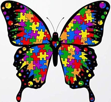 Autism Symbols: Butterfly