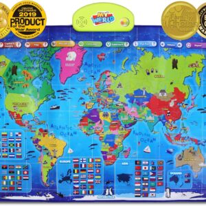 My World Interactive Map - Educational Talking Toy for Children